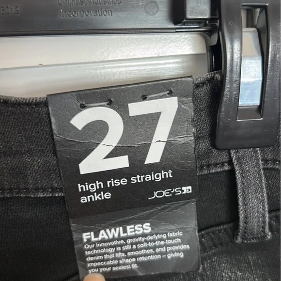 NWT ~ JOE’S HIGH RISE STRAIGHT ANKLE FLAWLESS JEANS sz 27 - Picture 4 of 12